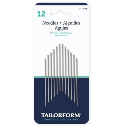 Tailorform | 12 Aiguilles à main à piquer