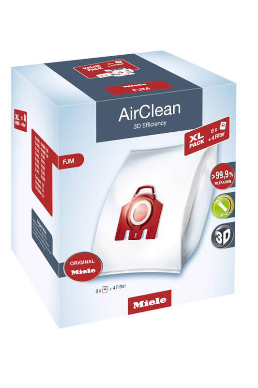 Miele | Sac D'aspirateur | Airclean 3D Efficiency FJM | Pack XL