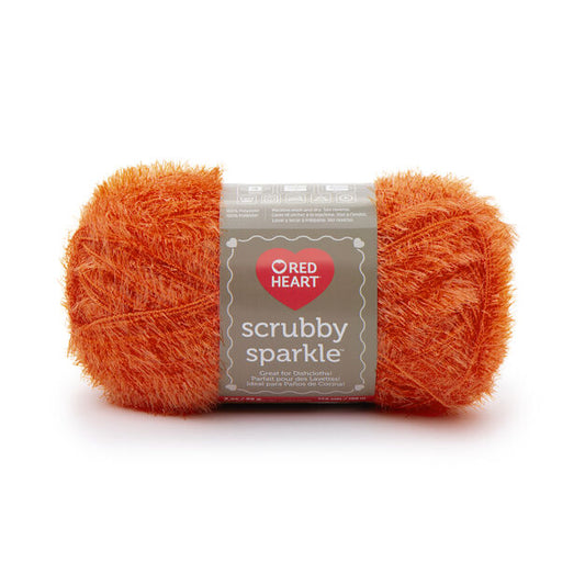 Laine | Red heart | Scrubby Sparkle