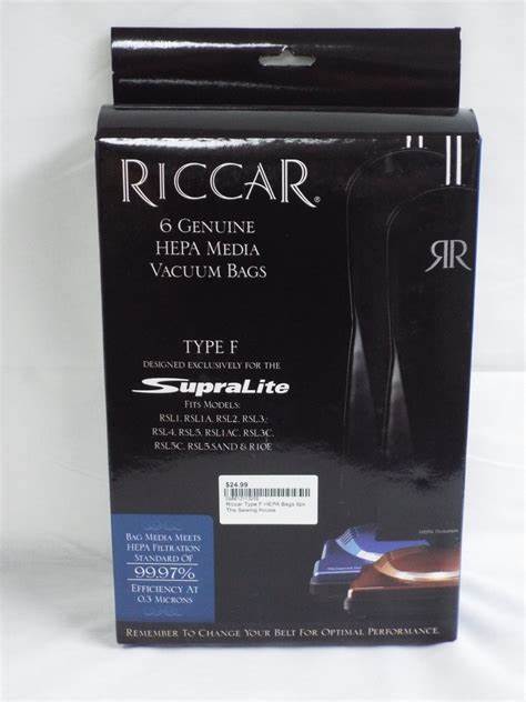 Riccar | Hepa bags | Type F