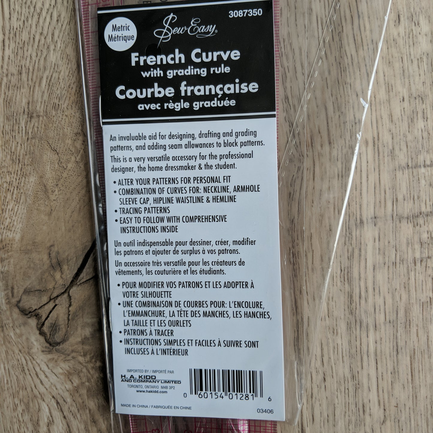 Courbe française avec règle graduée | Sew Easy