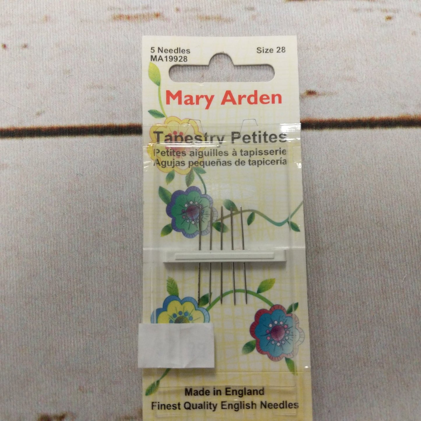 5 petites aiguilles à tapisserie | Mary Arden