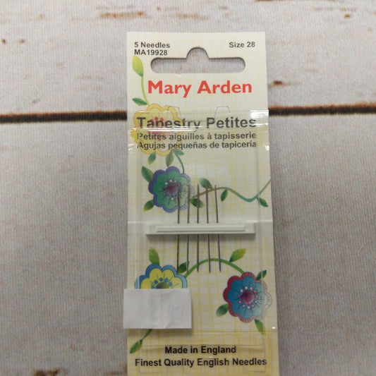 5 petites aiguilles à tapisserie | Mary Arden