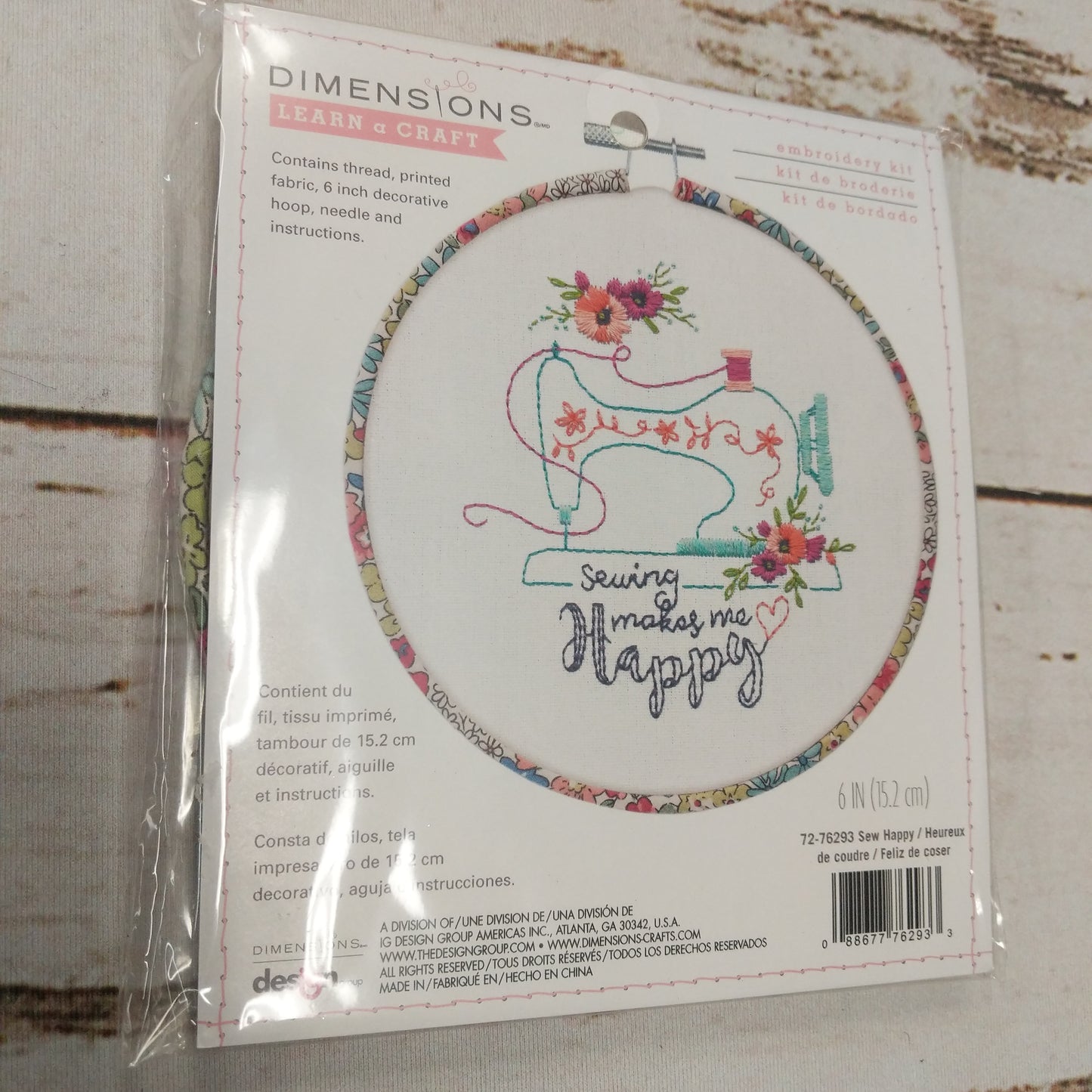 Embroidery Hoop Kit 15.2cm | Dimension Learn a Craft