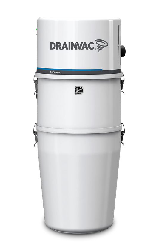 Drainvac | Aspirateur central | Cyclonik  800 AW avec filtre mousse  | Résidentiel