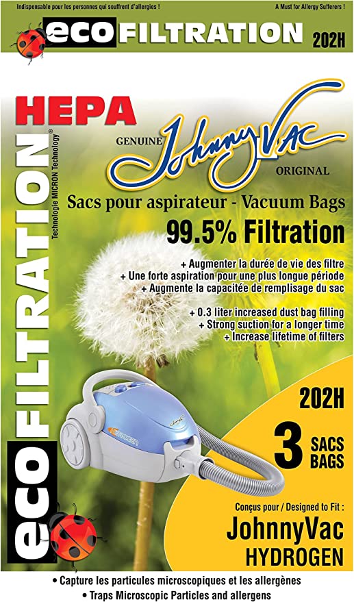 Johnny Vac | Sac aspirateur traîneau | Hydrogène