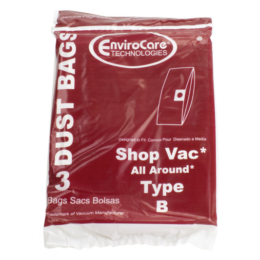 Johnny Vac | Sac aspirateur Shop Vac | Type B